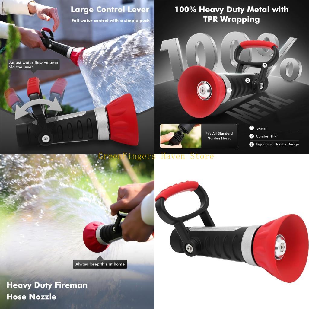 Gardena Hose Comfort - F68D Professionele brandweermanstijlen bewateringsmondstuk met verstelbare