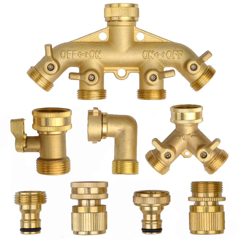 Gardena Hose Comfort - Zware Messing 1-2-4 manier Splitter Tuinslang